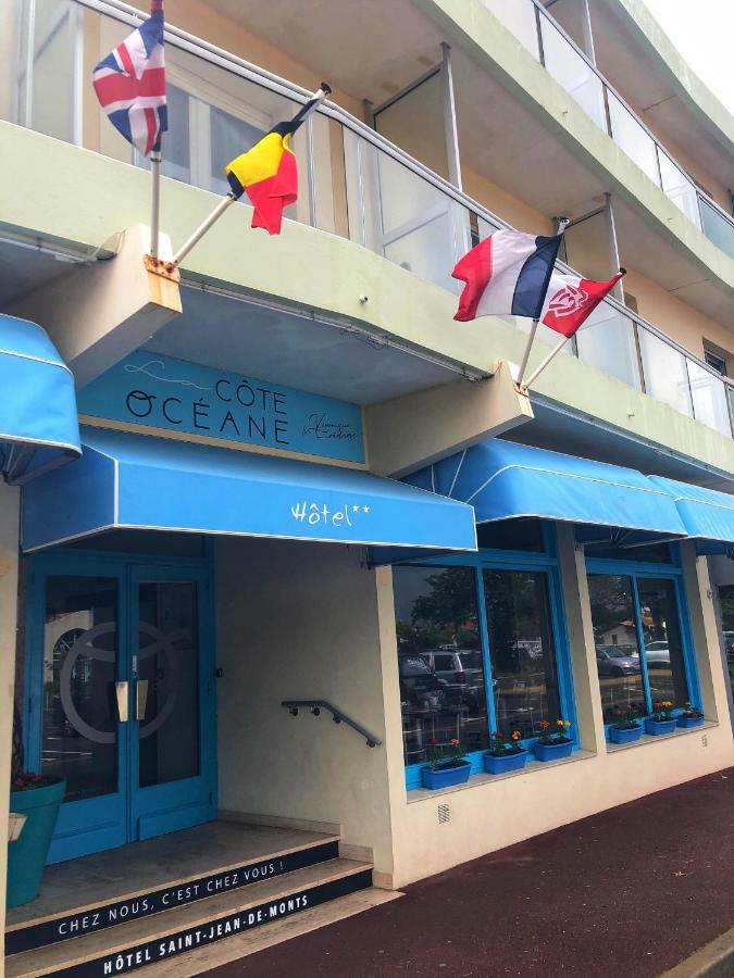 Hotel La Cote Oceane- 250 M Plage Saint-Jean-de-Monts Exterior foto